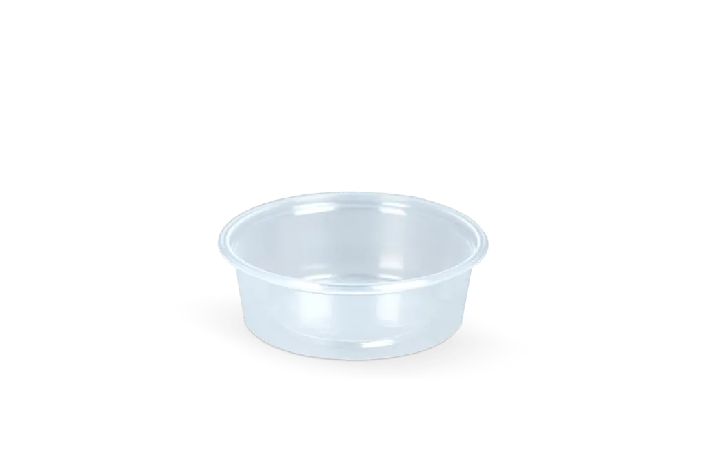 Rond bakje 50cc Ø70mm Transparant - 1000 st.