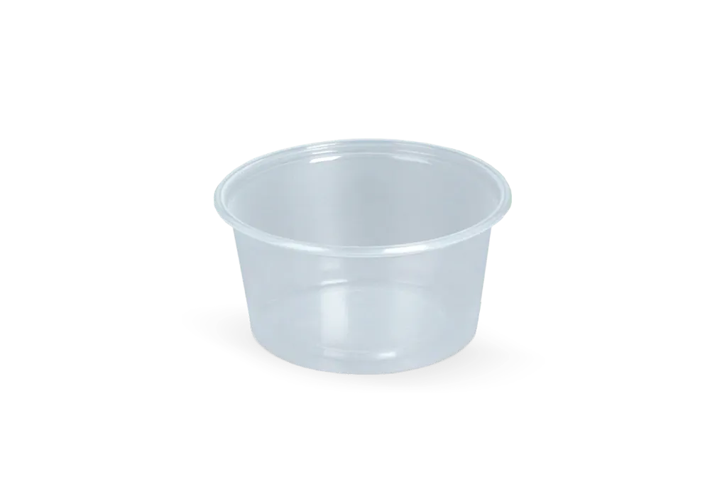 Rond bakje 80cc Ø70mm Transparant - 1000 st.