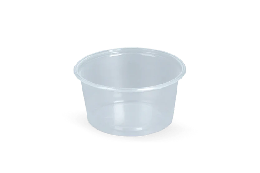 Rond bakje 100cc Ø70mm Transparant - 1000 st.