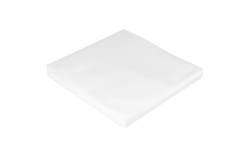 Servet 1 laags 1/4 vouw 33x33cm papier wit - 4500 st.