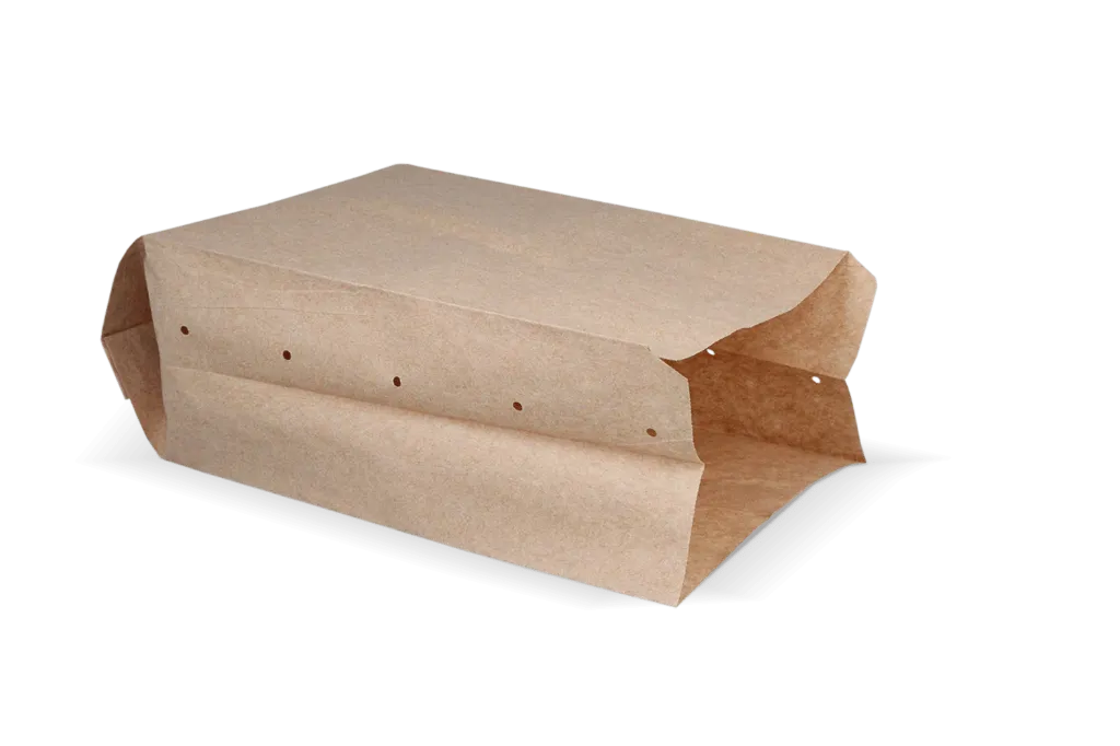 [328] Snackzakken nr 28 (2 pond) Kraft 55gr geperforeerd | 10kg