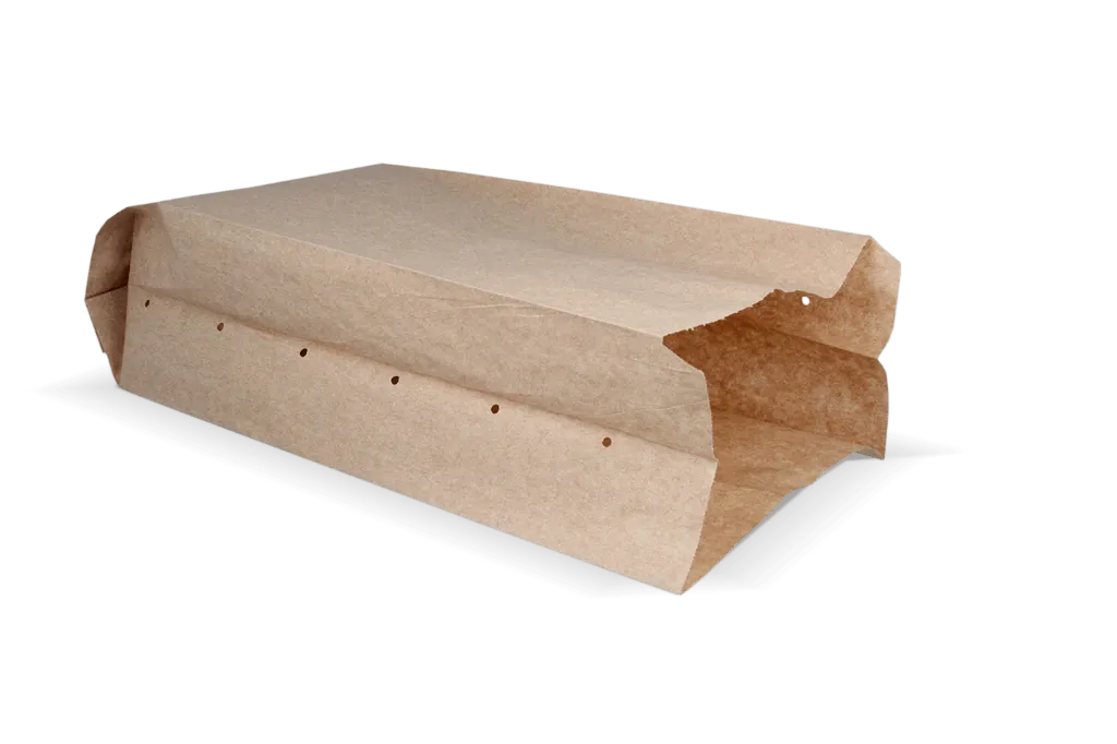 Snackzakken nr 29 (3 pond) Kraft 55gr geperforeerd | 10kg