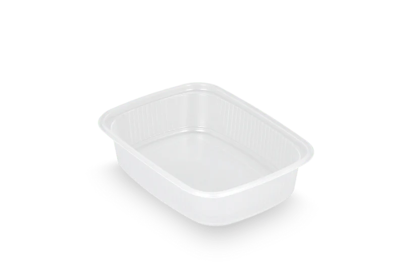 [125P] Saus bakjes 125ml 108mm rechthoekig transparant plastic - 1000 st.