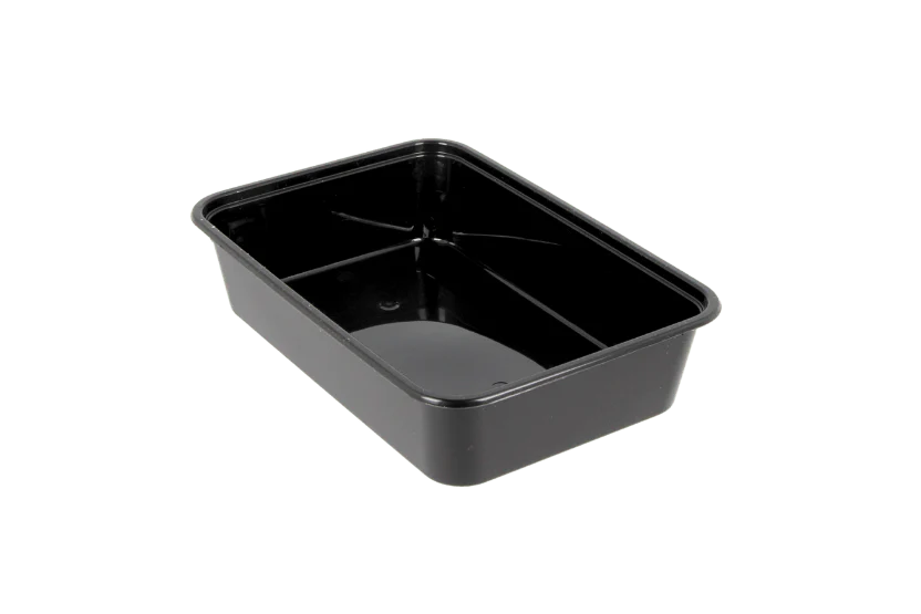[1004] Maaltijdbak PP 500ml zwart - 500 stuks