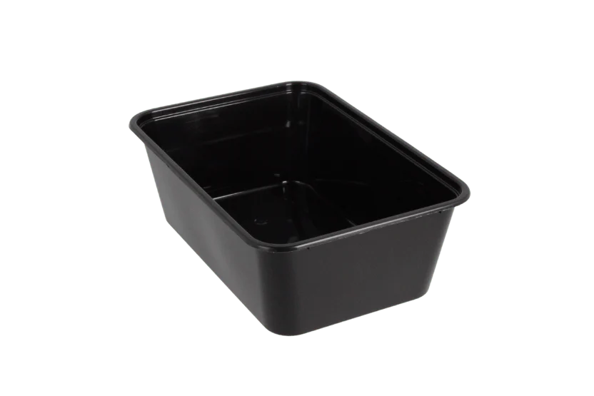 [1005] Maaltijdbak PP 750ml zwart - 500 stuks